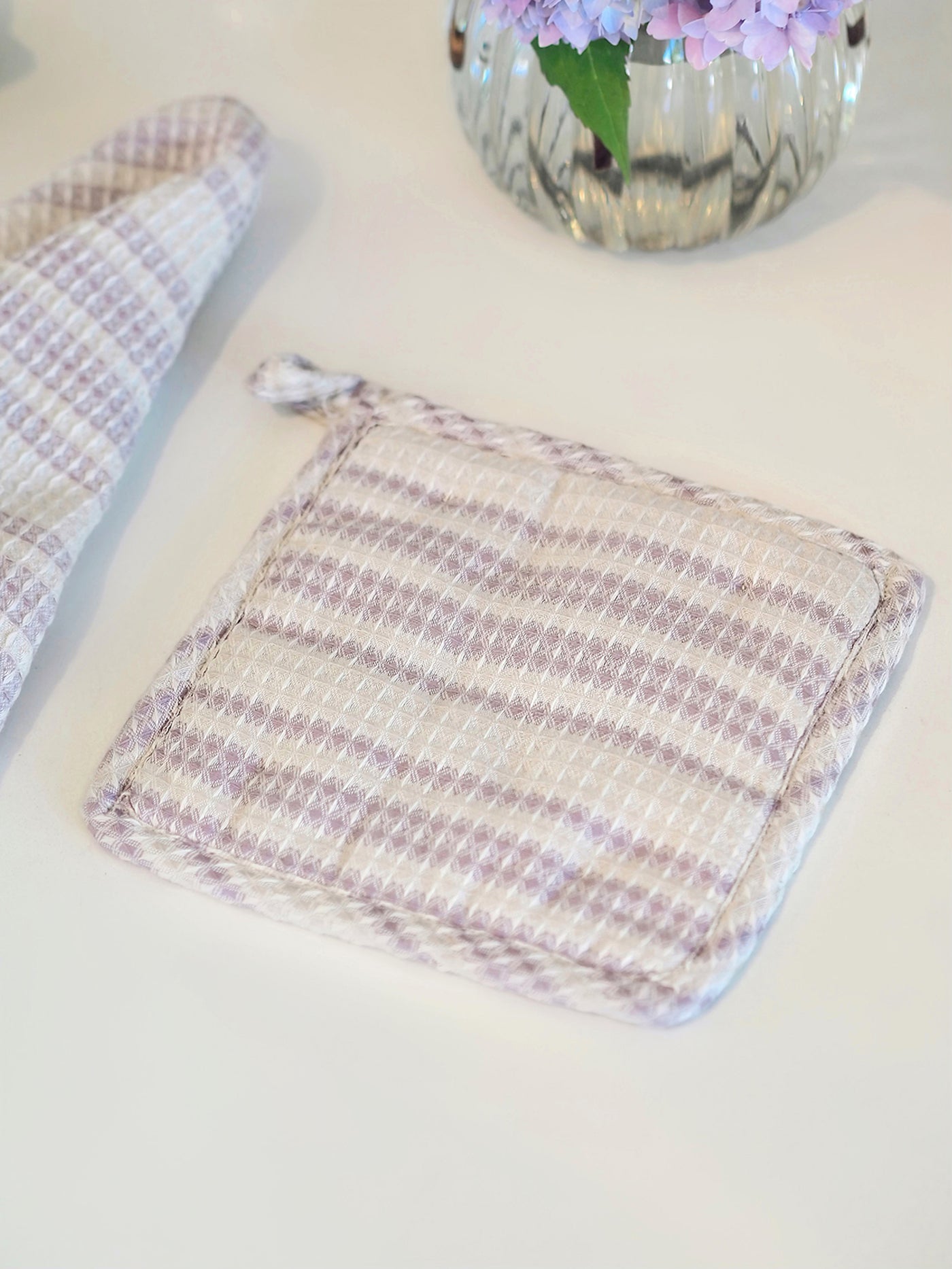 Waffle Weave Pot Holder - The Cross Decor & Design