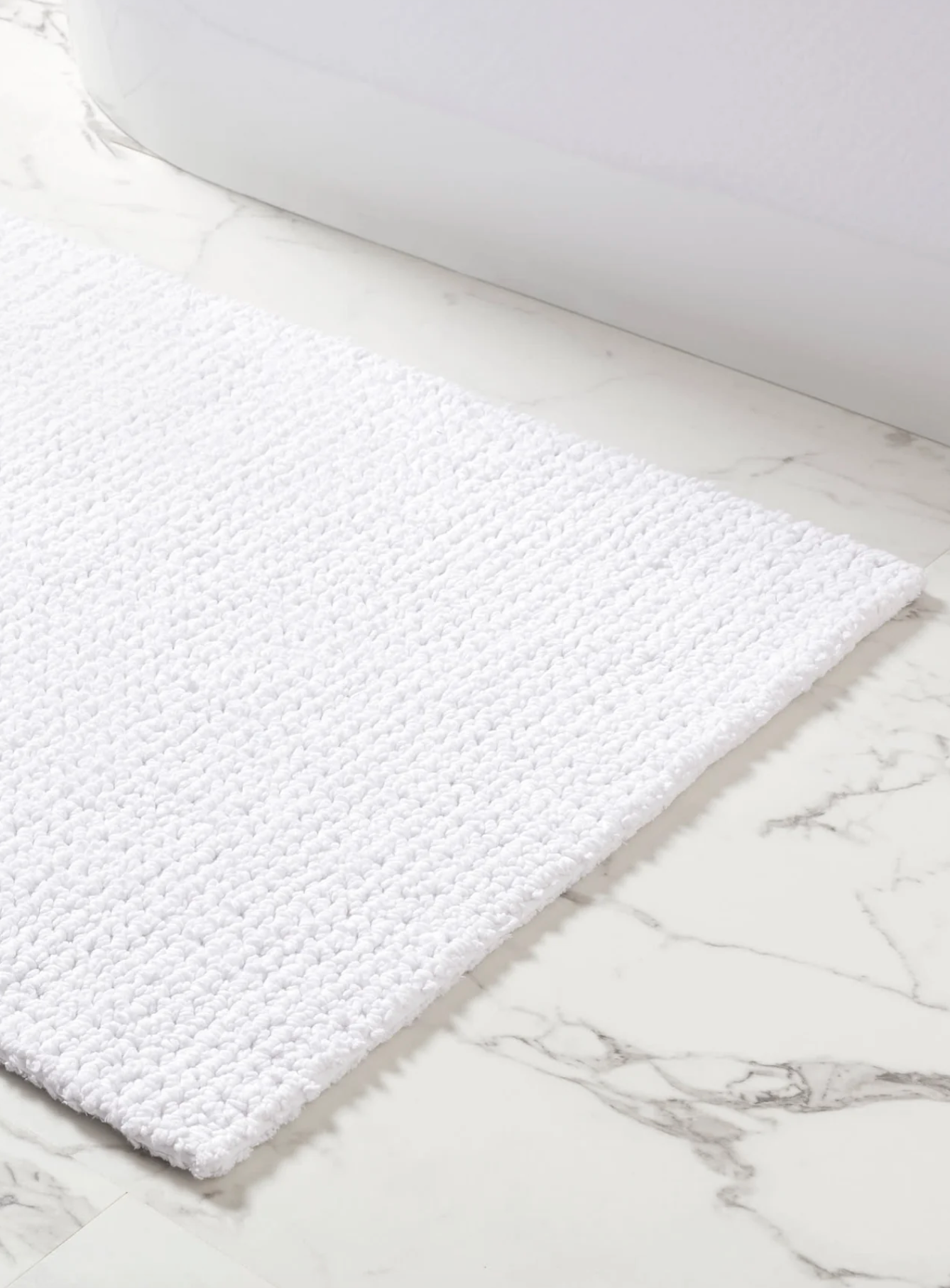Willow White Bath Mat - The Cross Decor & Design