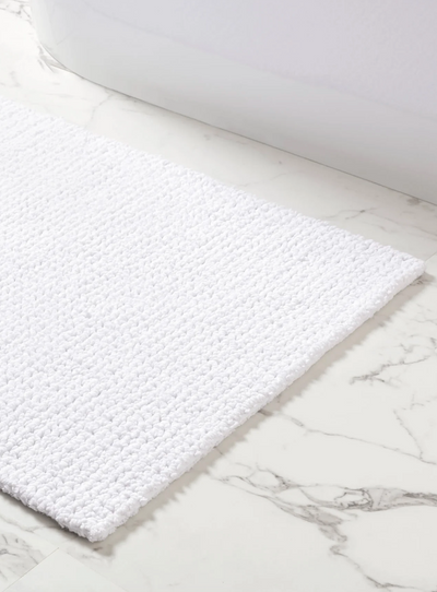 Willow White Bath Mat - The Cross Decor & Design