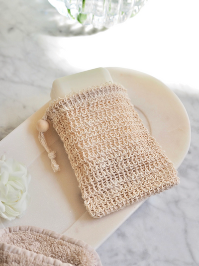 Belle de Provence Jute Soap Bag - The Cross Decor & Design