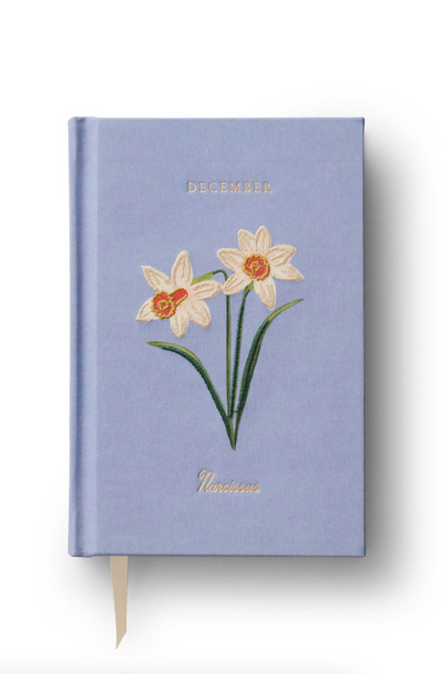Birth Month Mini Embroidered Journals - The Cross Decor & Design