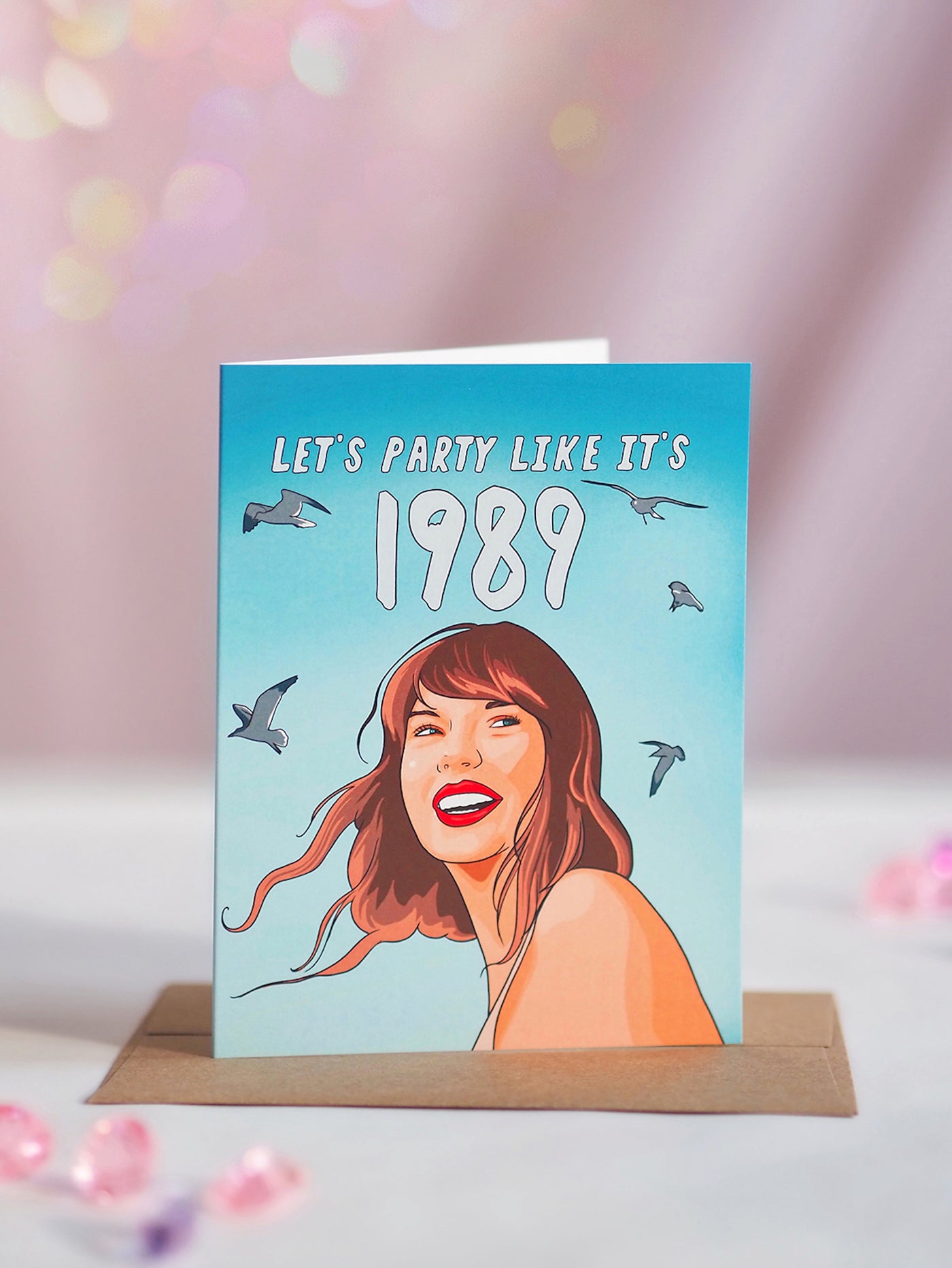 Let's Party Like It's 1989 Taylor Swift Birthday Card - The Cross Decor & Design