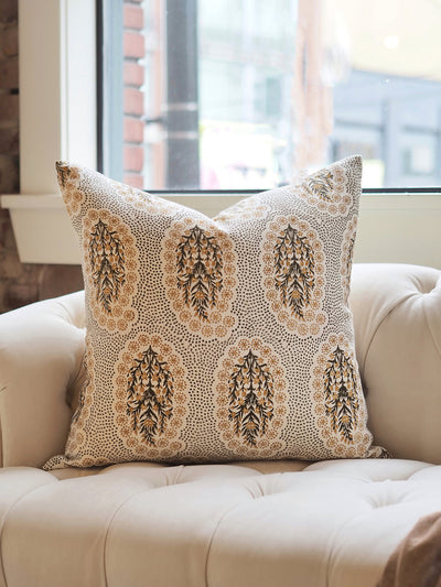 Winfleur Olive Mustard Pillow | 24x24 - The Cross Decor & Design