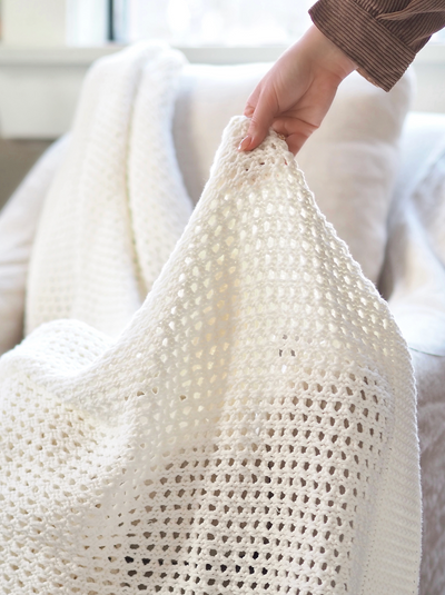 Ivory Chunky Knit Throw - The Cross Decor & Design