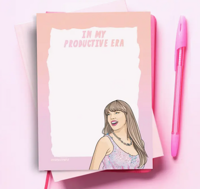 My Productivity Era Taylor Swift Notepad - The Cross Decor & Design