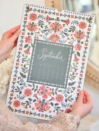 2026 Flora Wall Calendar - The Cross Decor & Design