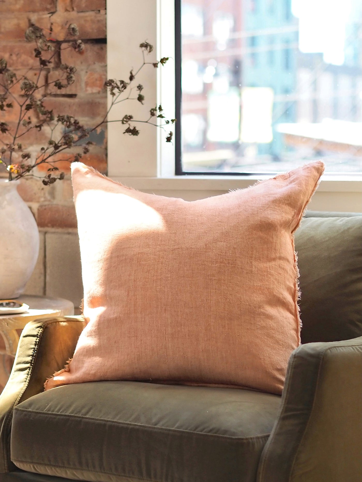 Lina Terracotta Pillow | 24x24