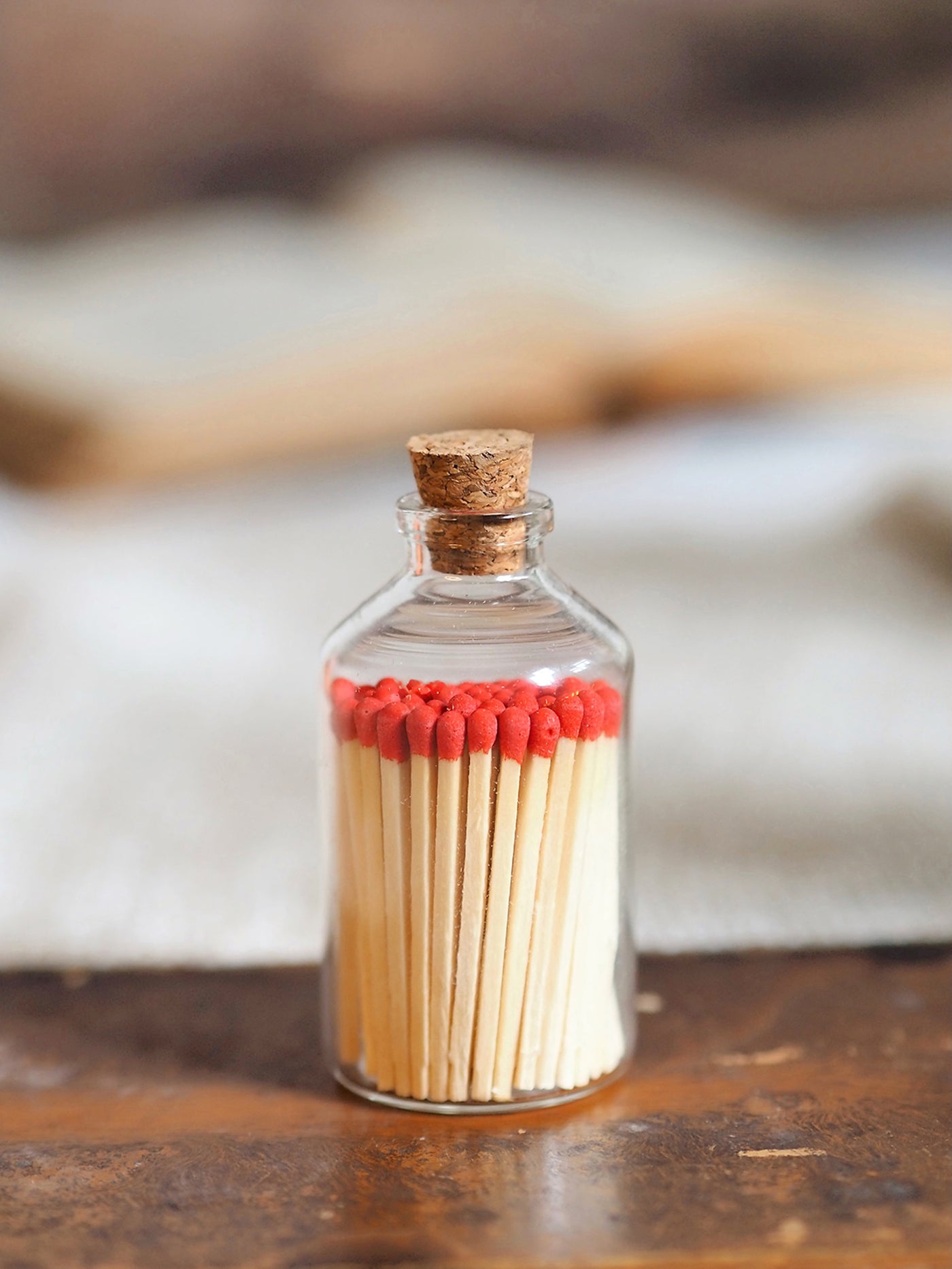 Apothecary Red Match Bottle