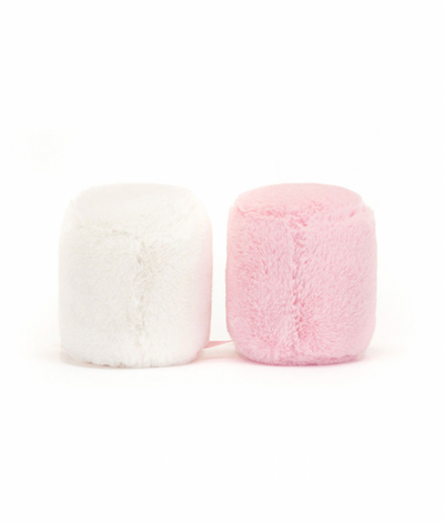 Jellycat Amuseables Pink and White Marshmallows