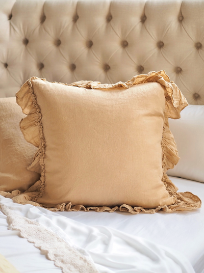 Linen Whisper Honeycomb Euro Sham - The Cross Decor & Design