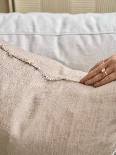 Lina Almond Pillow | 24x24 - The Cross Decor & Design