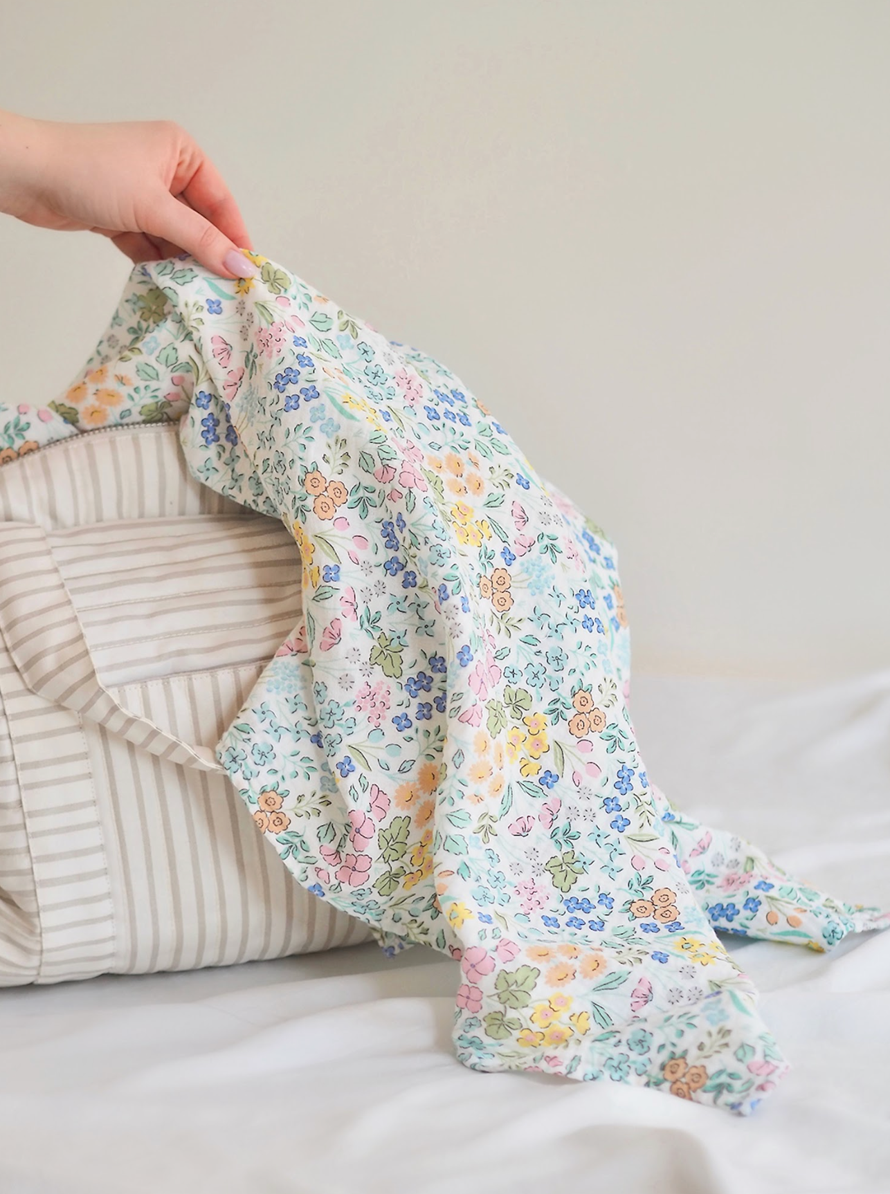 Samantha Floral Swaddle Blanket - The Cross Decor & Design