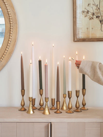 Twilight Off-White Taper Candle Set