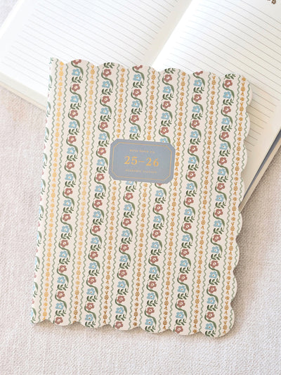 2026 Delphine 12-Month Academic Appointment Notebook - The Cross Decor & Design