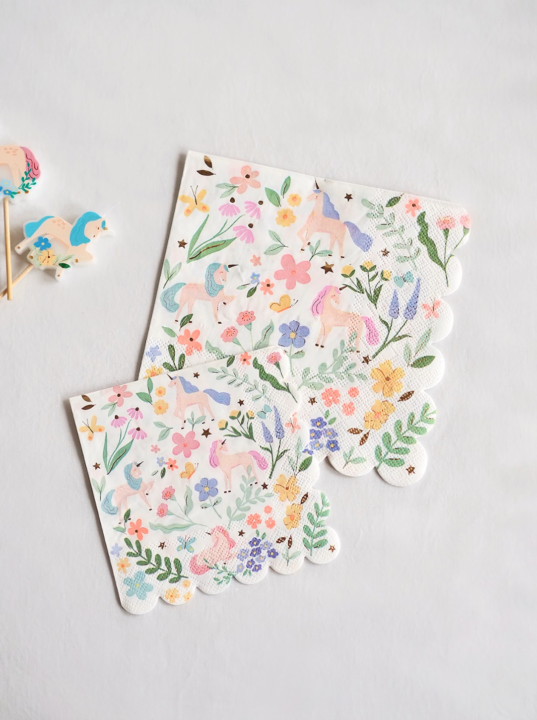 Meadow Unicorns Napkins - The Cross Decor & Design