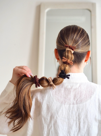 Seamless Bow Hair Tie Set - The Cross Decor & Design