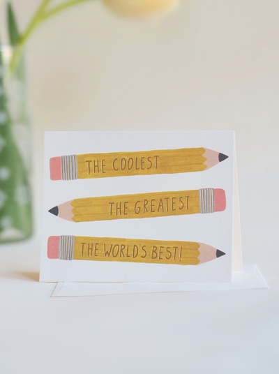 Pencils Foil Friendship Card - The Cross Decor & Design
