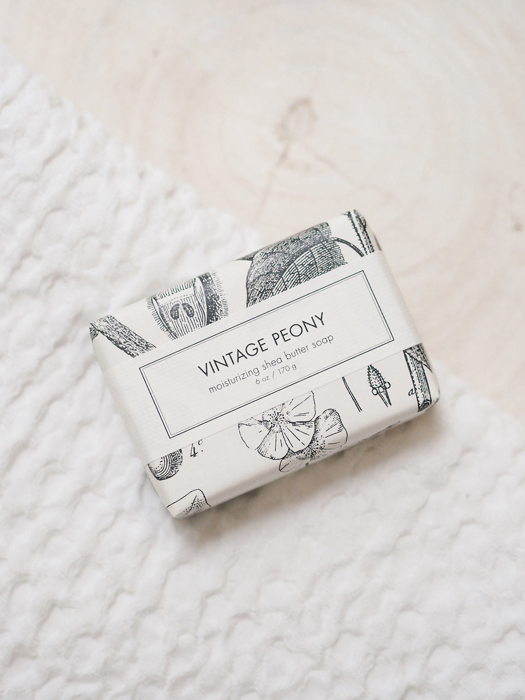 Vintage Peony Bar Soap