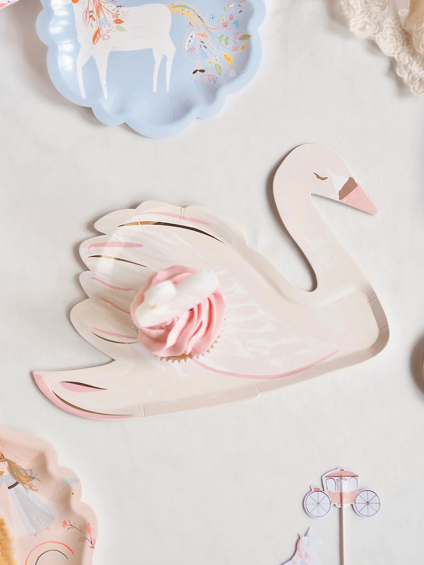 Swan Party Plates - The Cross Decor & Design