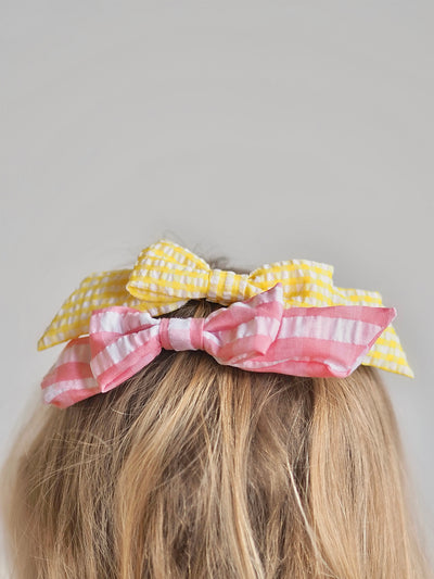 Gingham Hair Bows - The Cross Decor & Design