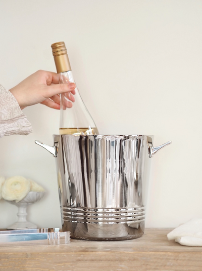 Ice Bucket w/ Tongs - The Cross Decor & Design