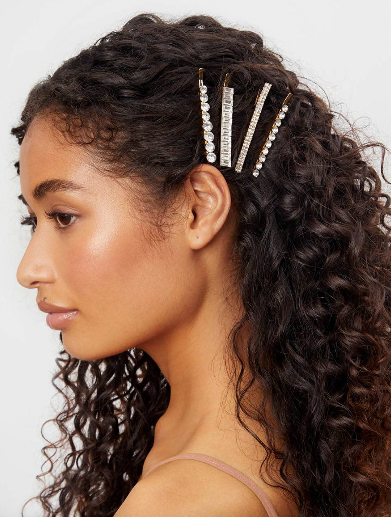 Variety Rhinestone Bobby Pin 4pc Set - The Cross Decor & Design