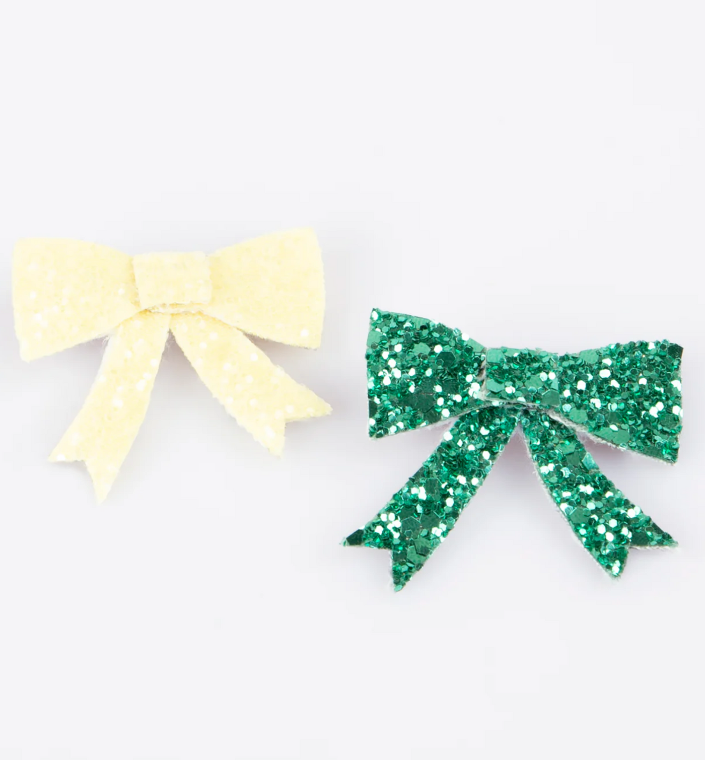 Glitter Bow Hairclips