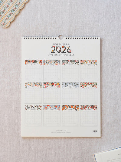 2026 Dahlia Appointment Calendar - The Cross Decor & Design