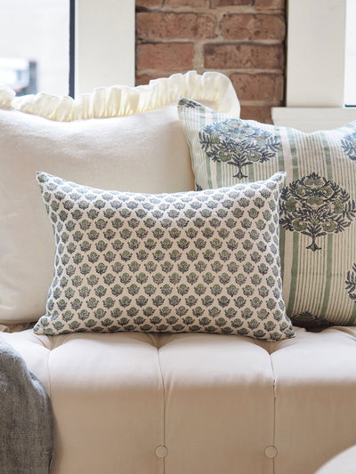 Bailey Azur Pillow | 14x20 - The Cross Decor & Design