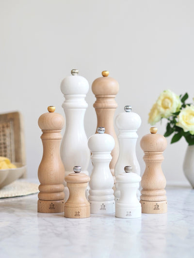 Bistro White Salt and Pepper Mills - The Cross Decor & Design