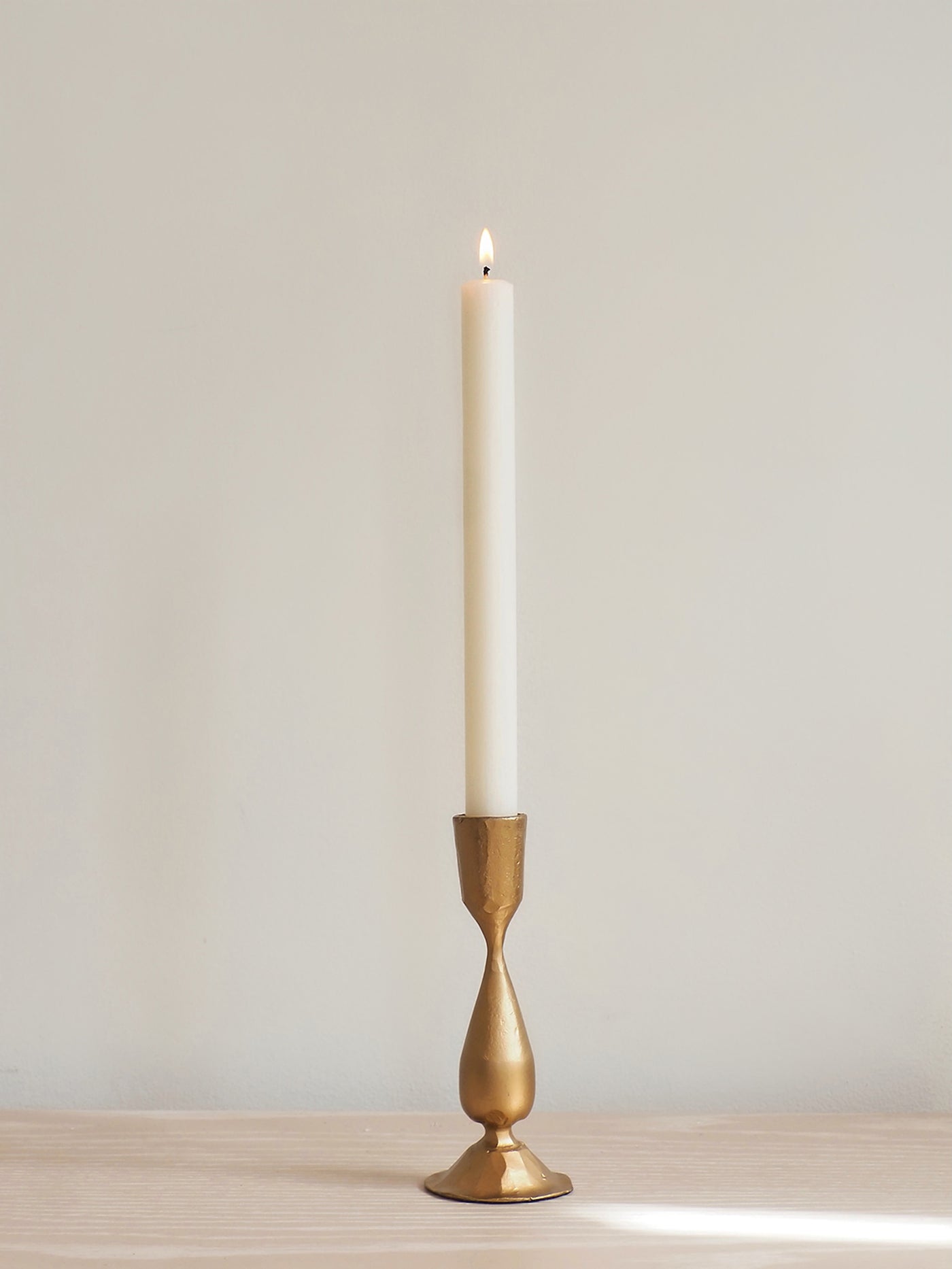 Twilight Ivory Taper Candle 10"