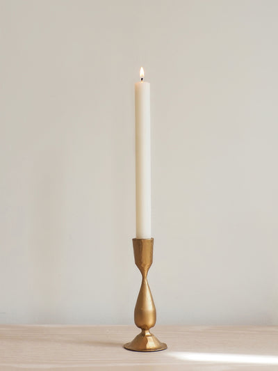 Twilight Ivory Taper Candle 10"