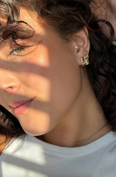 Weave Earrings - The Cross Decor & Design