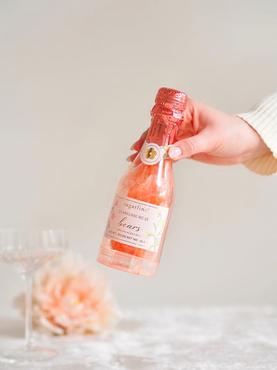 La Vie En Rose Sparkling Rose Bears Bottle