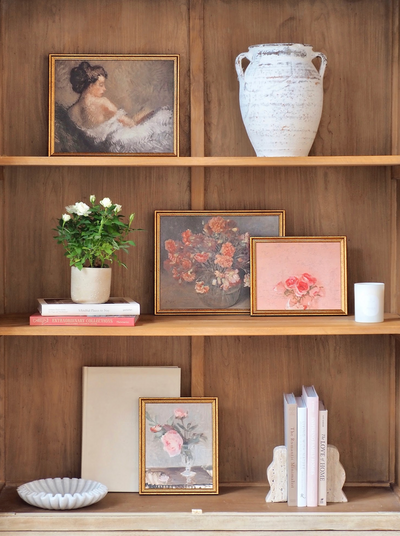 Blush Roses Framed Canvas Print | 8x10 - The Cross Decor & Design