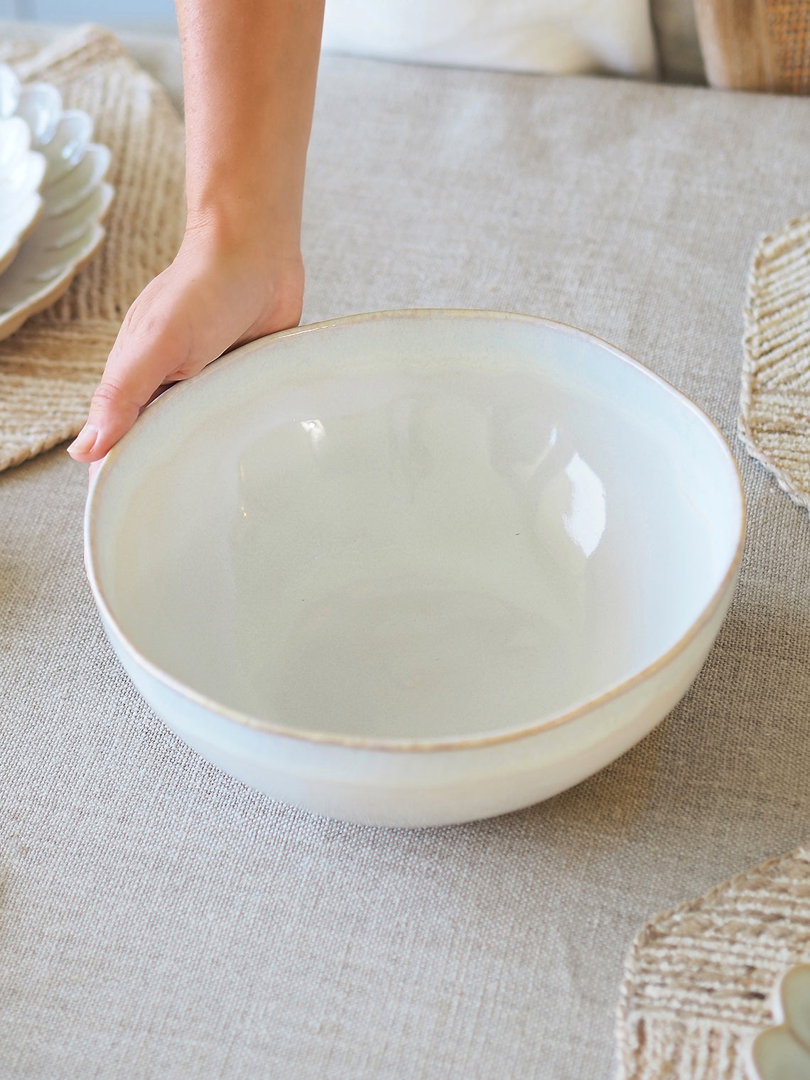 Brisa Serving Bowl | Large - The Cross Decor & Design