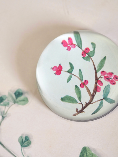 Painted Berry Dome Paperweight - The Cross Decor & Design