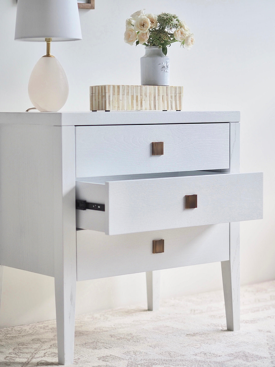 Grace 3 Drawer Nightstand - The Cross Decor & Design