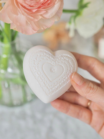 Lacey Heart Soap