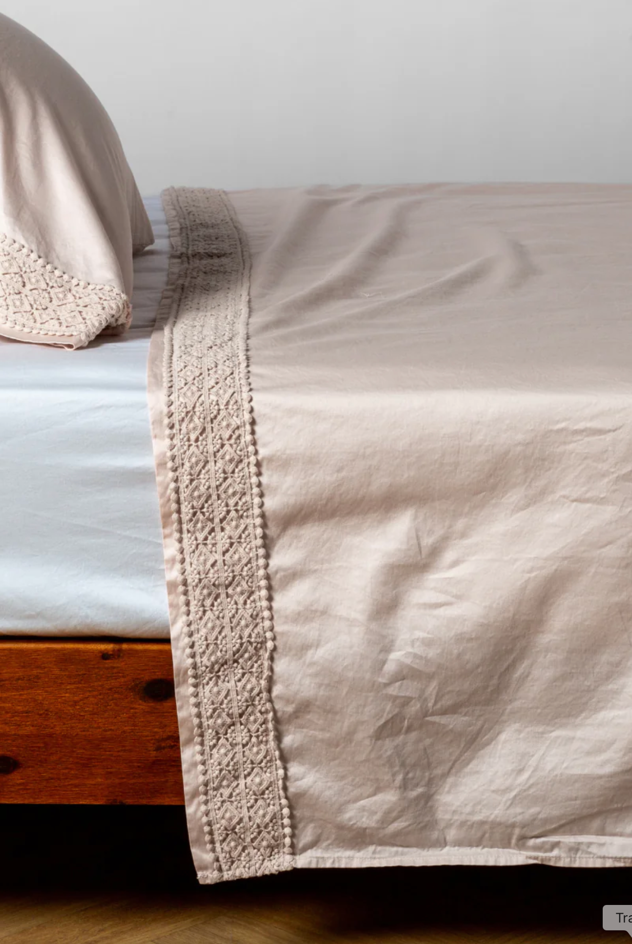 Bria Pearl Novola Lace Bedding - The Cross Decor & Design