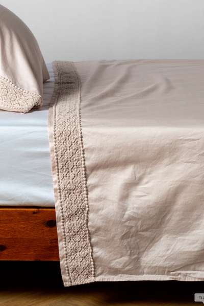 Bria Pearl Novola Lace Bedding - The Cross Decor & Design