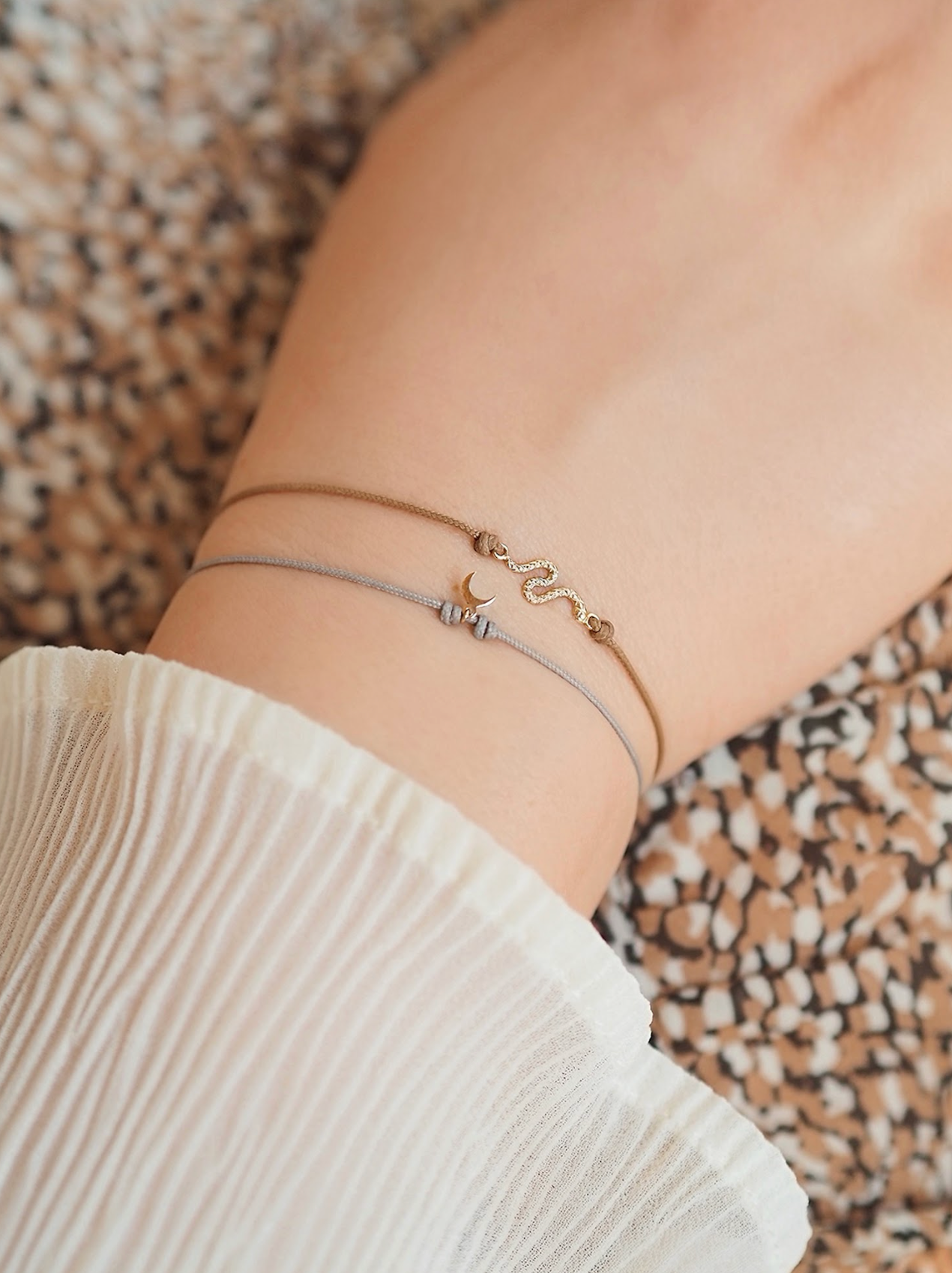 Crescent Cord Bracelet - The Cross Decor & Design