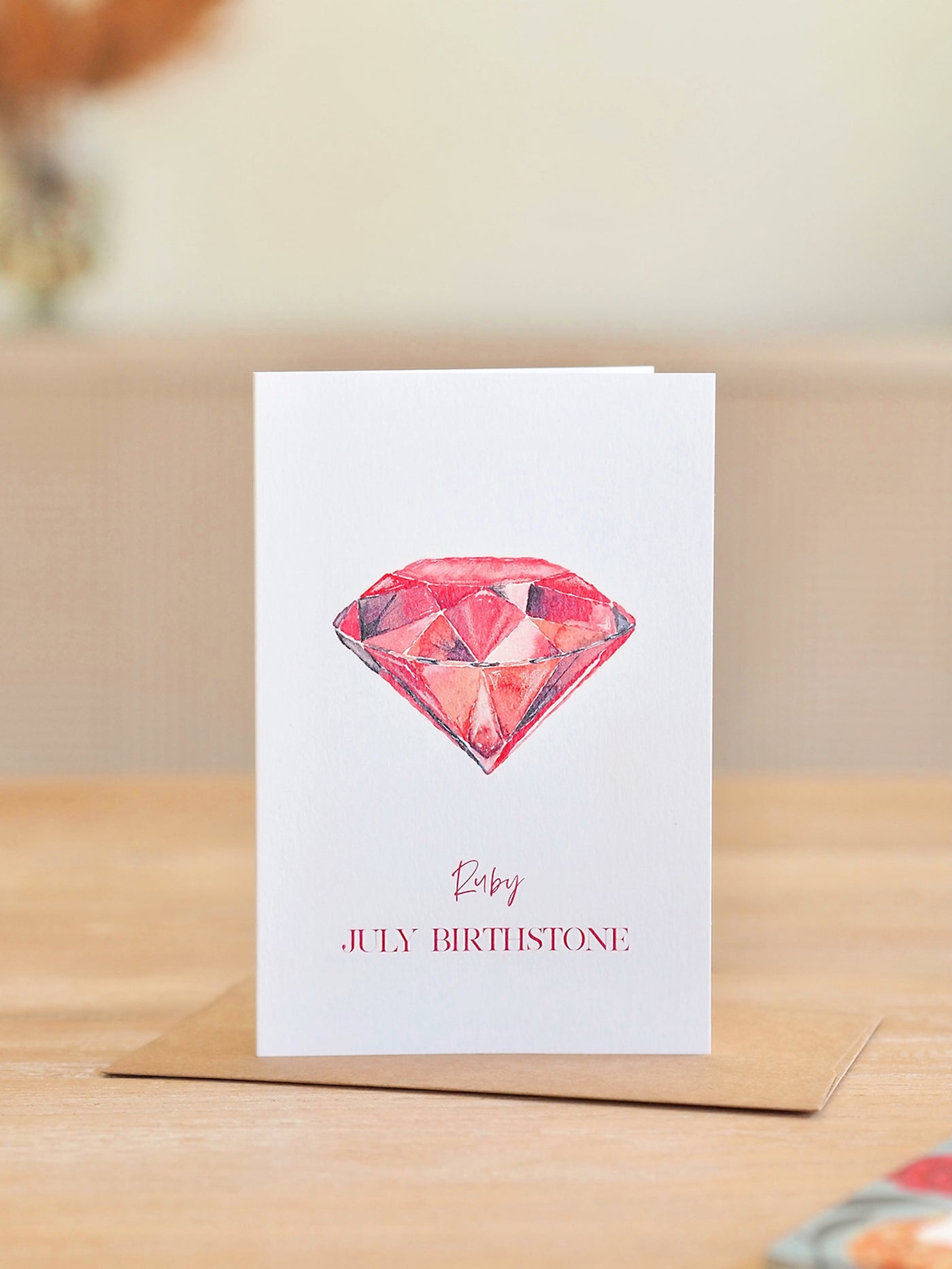 July Birthstone Card - The Cross Decor & Design