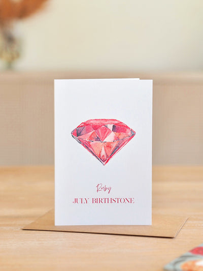 July Birthstone Card - The Cross Decor & Design