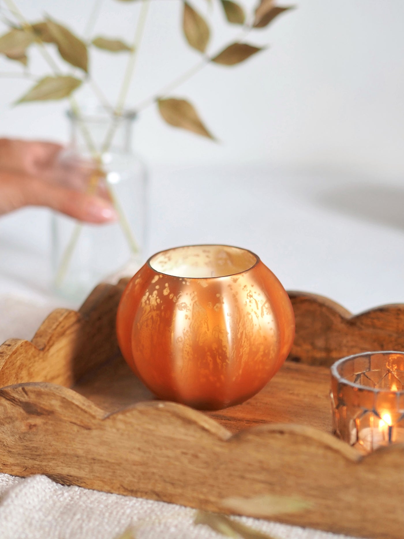 Pumpkin Mercury Candle - The Cross Decor & Design
