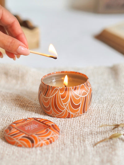 Spiced Pumpkin Latte Mini Tin Candle