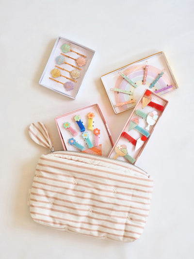 Glitter Rainbow Hair Clips - The Cross Decor & Design
