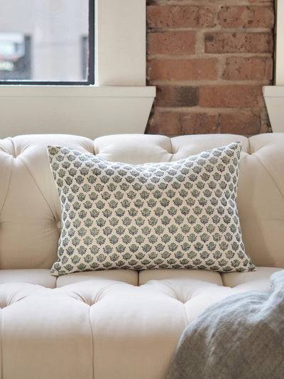 Bailey Azur Pillow | 14x20 - The Cross Decor & Design