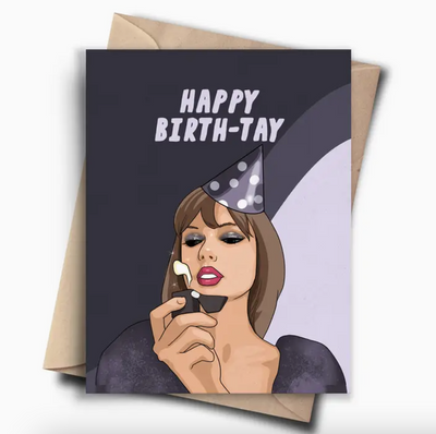 Happy Birth-Tay Taylor Swift Card - The Cross Decor & Design