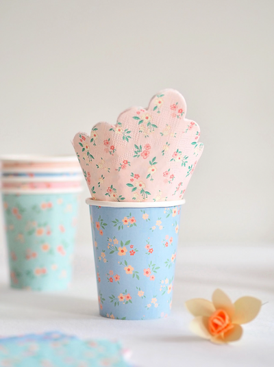 Vintage Ditsy Cups - The Cross Decor & Design